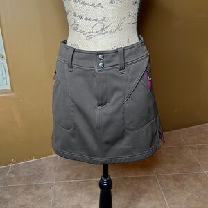 Isis Carlotta Skirt, Dark Roast color, size XS